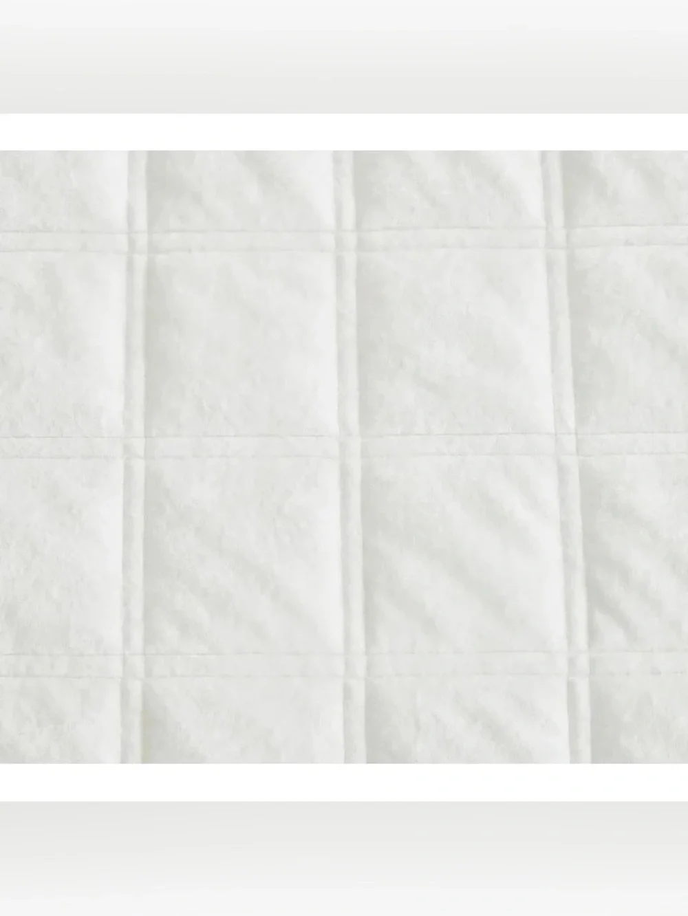 Classic White Quilted Comforter Set by